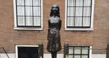 Casa de Ana Frank al final del free tour de amsterdam