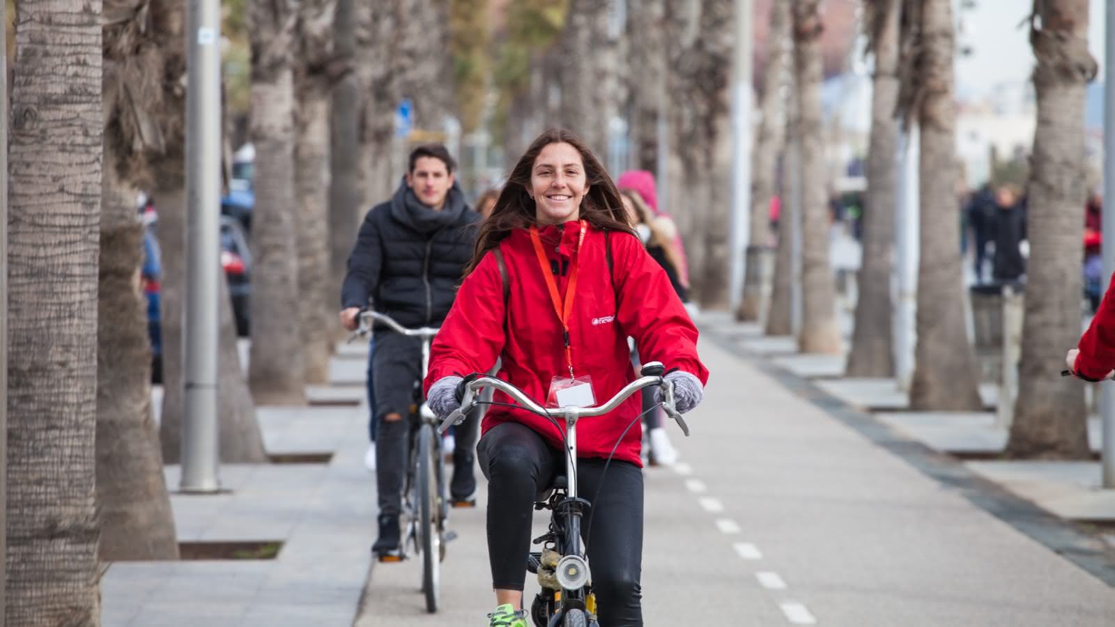 Exploring La Barceloneta by bike with SANDEMANs