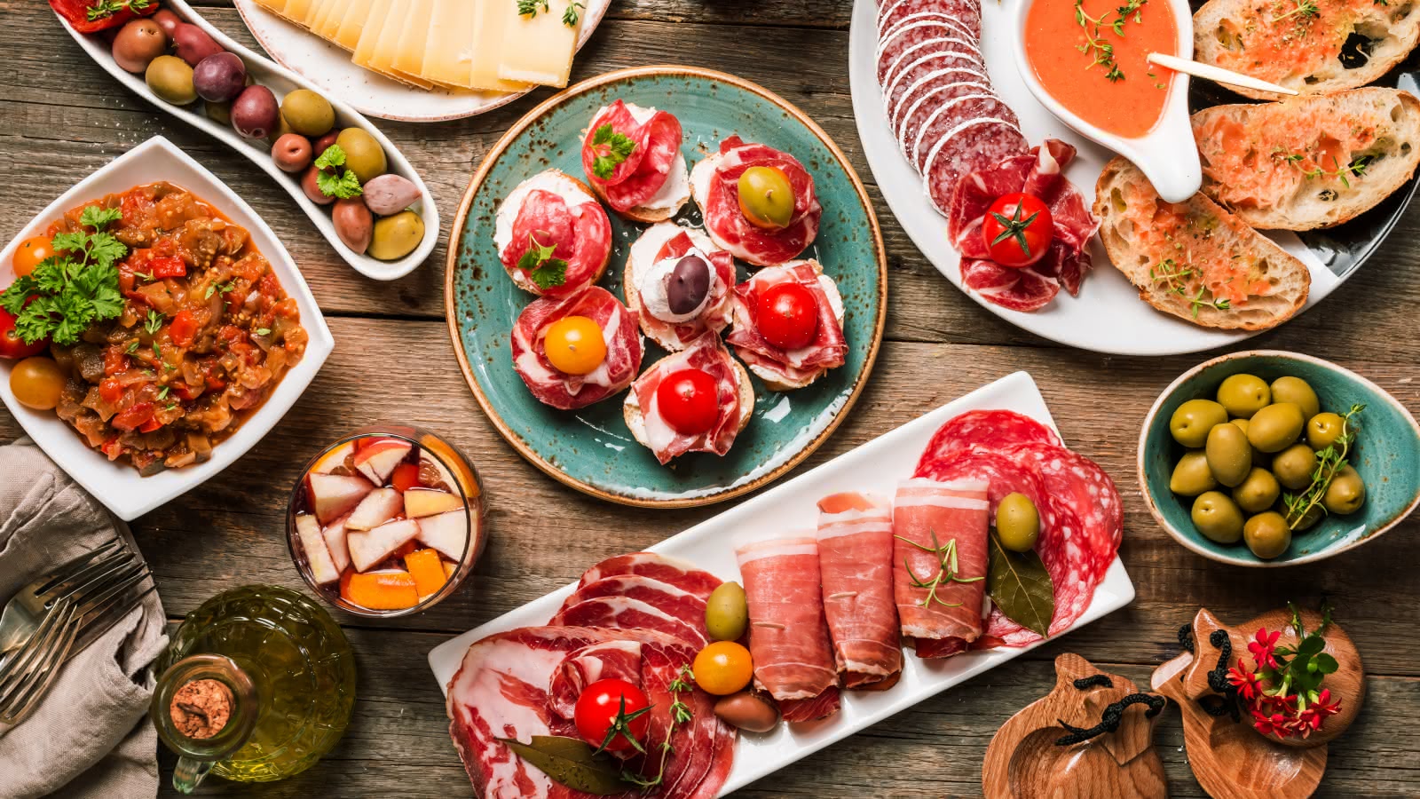 Platos de comida tradicional española